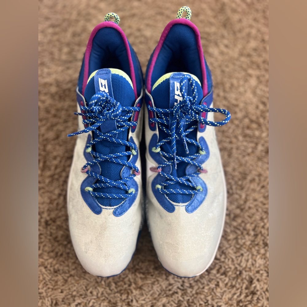 Under Armour Harper 8 Low ST Baseball Cleats ‘White Royal’ 3026588-104/ SZ  13 - Picture 11 of 13